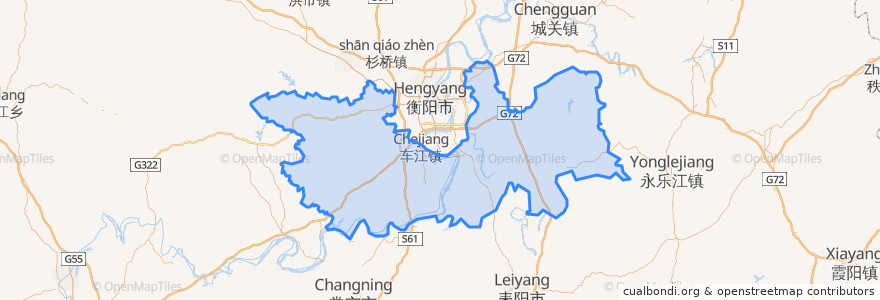 Mapa de ubicacion de Хэннань.