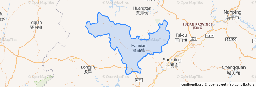 Mapa de ubicacion de 明溪县.