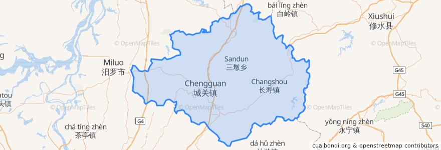 Mapa de ubicacion de شهرستان پینگجیانگ.