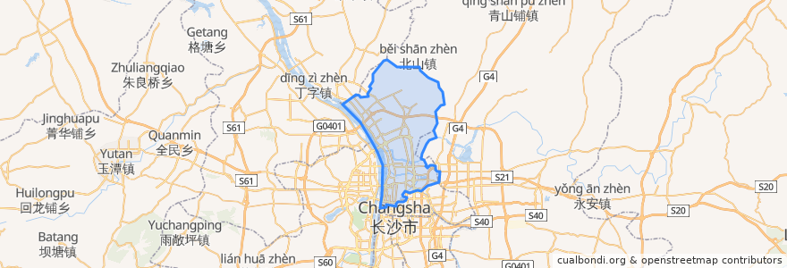 Mapa de ubicacion de Kaifu District.