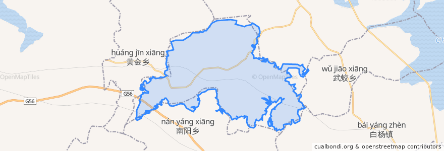Mapa de ubicacion de Xiafan.