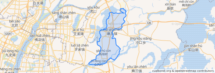 Mapa de ubicacion de Maqiu.