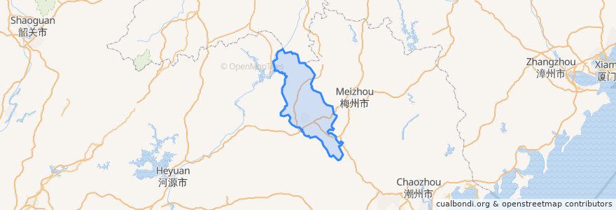 Mapa de ubicacion de شینگنینگ.