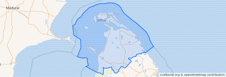 Mapa de ubicacion de Provincia Settentrionale.