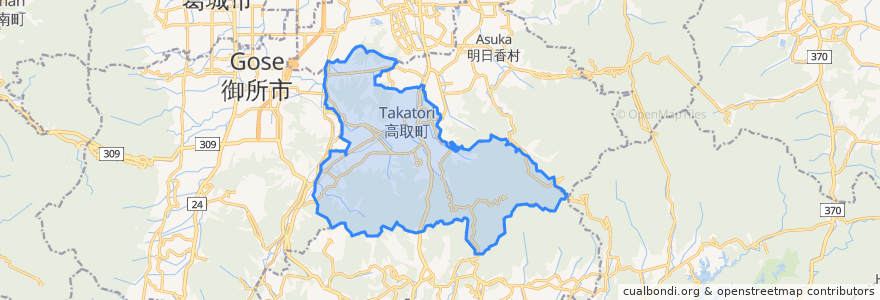 Mapa de ubicacion de Takatori.
