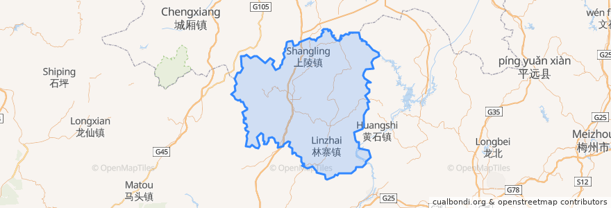 Mapa de ubicacion de 和平県.