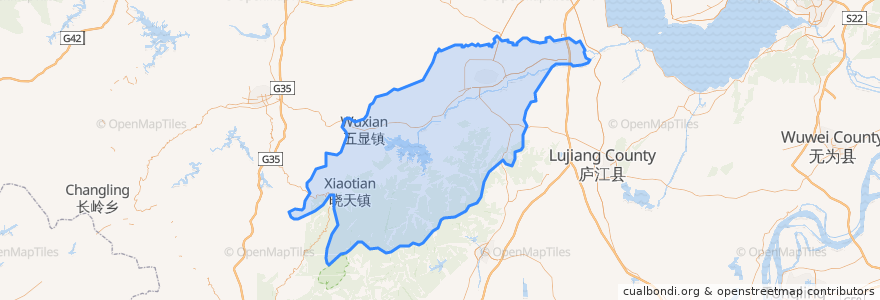 Mapa de ubicacion de 수청현.