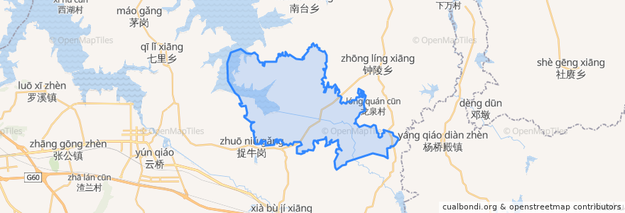 Mapa de ubicacion de 池溪镇.