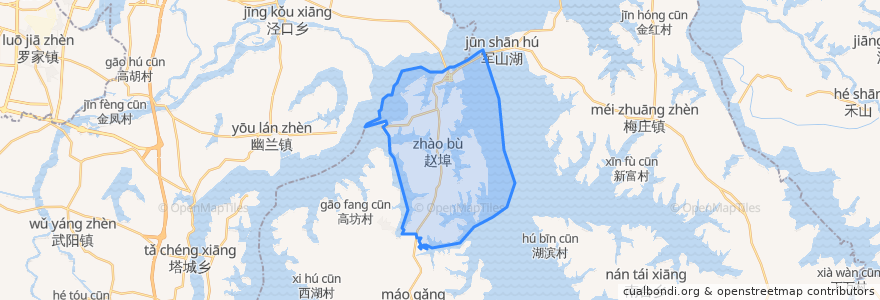 Mapa de ubicacion de 三阳集乡.