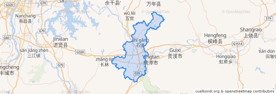 Mapa de ubicacion de شهرستان یوجیانگ.