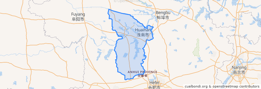 Mapa de ubicacion de هواينان.