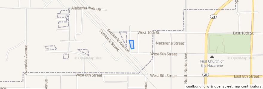 Mapa de ubicacion de Sylacauga.