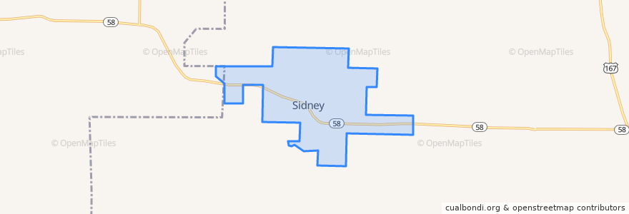 Mapa de ubicacion de Сидни.