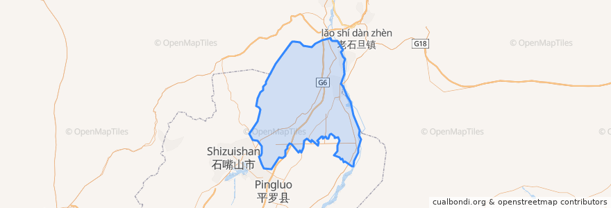 Mapa de ubicacion de Huinong District.