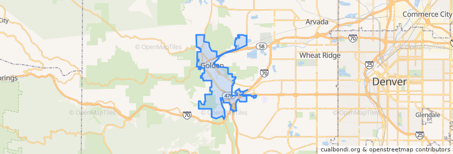 Mapa de ubicacion de Голден.
