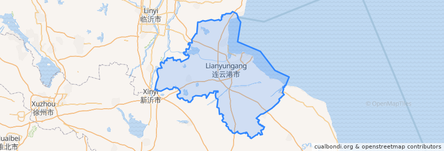 Mapa de ubicacion de لیانیانگانگ.