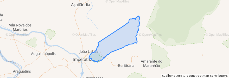 Mapa de ubicacion de Senador La Rocque.