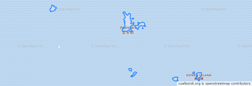 Mapa de ubicacion de 왕안 향.