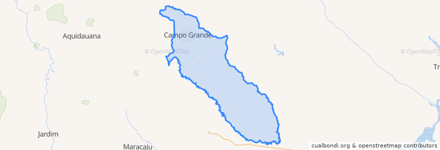 Mapa de ubicacion de كامبو غراندي.