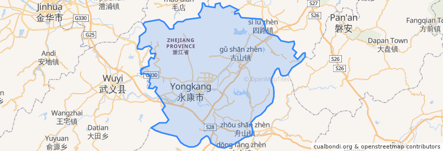 Mapa de ubicacion de 융캉시.