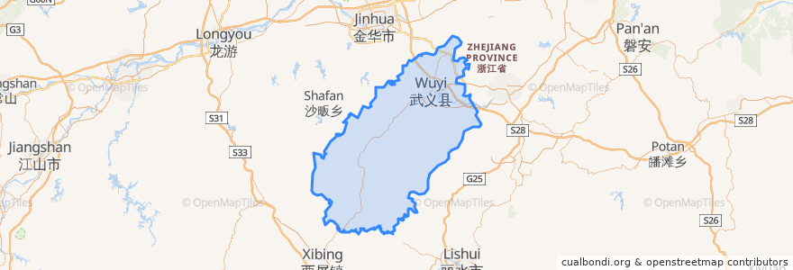 Mapa de ubicacion de 우이현.