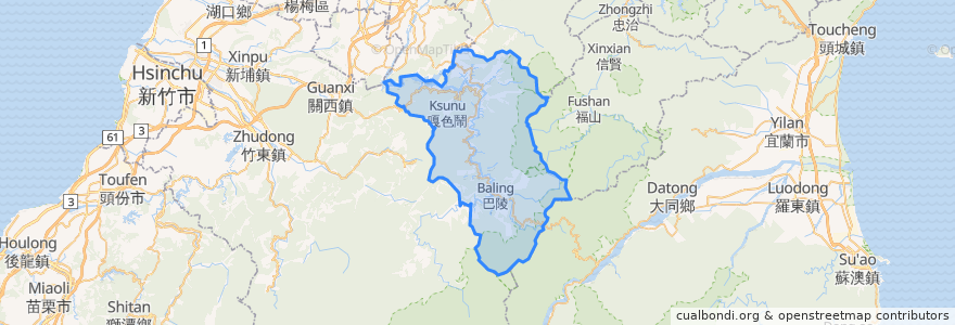 Mapa de ubicacion de Fuxing District.