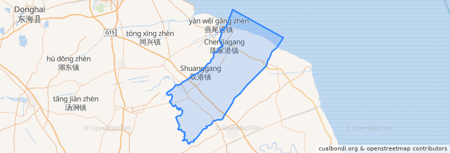 Mapa de ubicacion de 响水县.