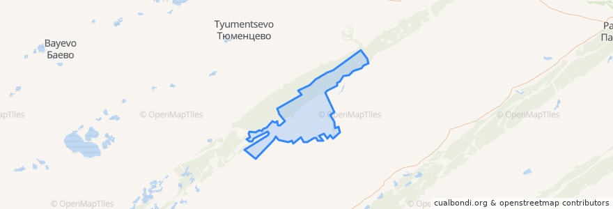 Mapa de ubicacion de Шарчинский сельсовет.