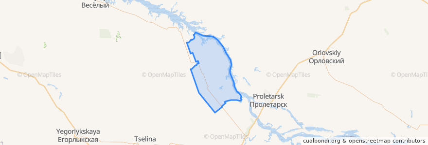 Mapa de ubicacion de Юловское сельское поселение.