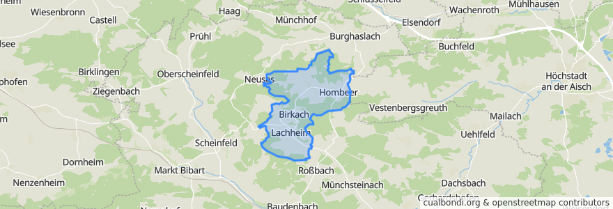 Mapa de ubicacion de Markt Taschendorf.