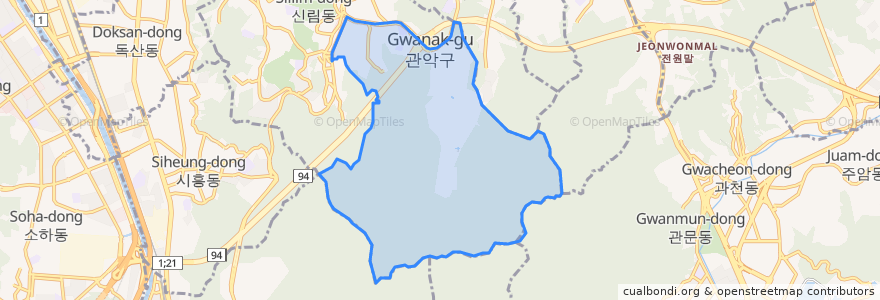 Mapa de ubicacion de 大學洞.