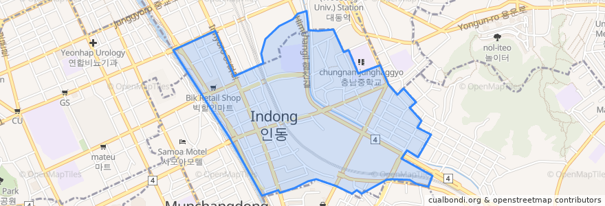 Mapa de ubicacion de 新仁洞.