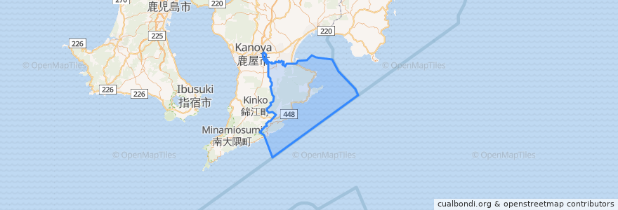 Mapa de ubicacion de 기모쓰키정.