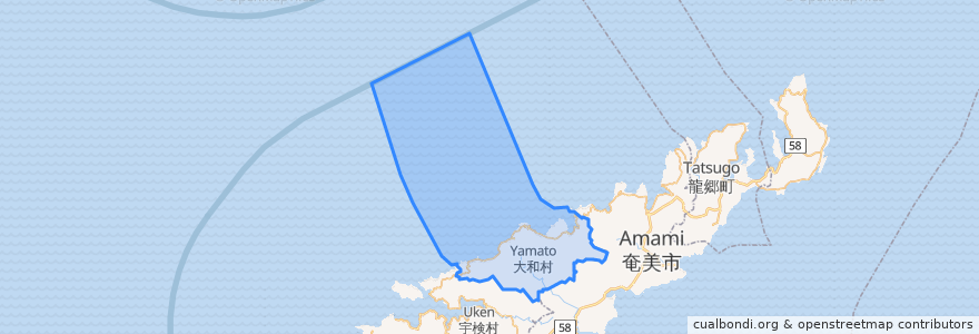 Mapa de ubicacion de Yamato.