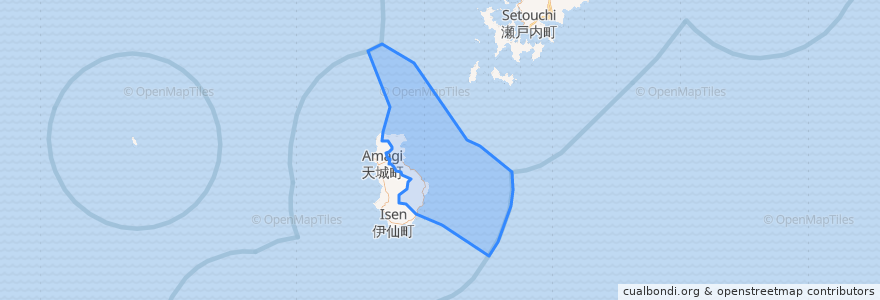 Mapa de ubicacion de 德之岛町.