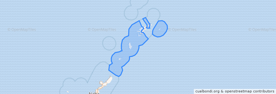 Mapa de ubicacion de 大岛郡.