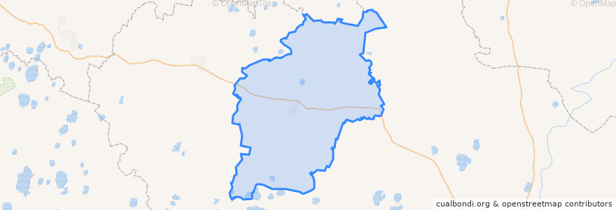 Mapa de ubicacion de Шадринский муниципальный округ.