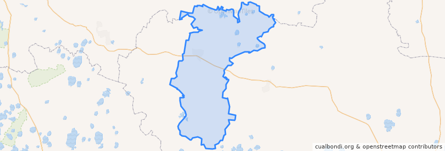 Mapa de ubicacion de Далматовский муниципальный округ.