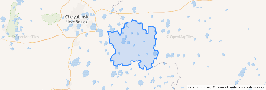 Mapa de ubicacion de Сафакулевский муниципальный округ.