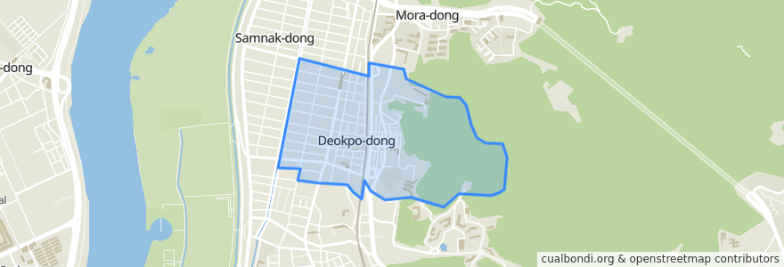 Mapa de ubicacion de 德浦2洞.