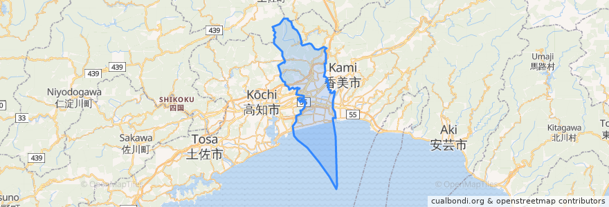 Mapa de ubicacion de 난코쿠시.