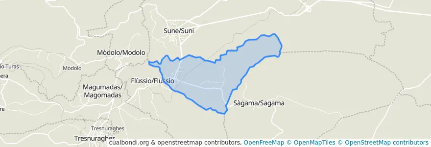 Mapa de ubicacion de Tinnura.