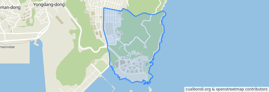 Mapa de ubicacion de Yongho 2(i)-dong.