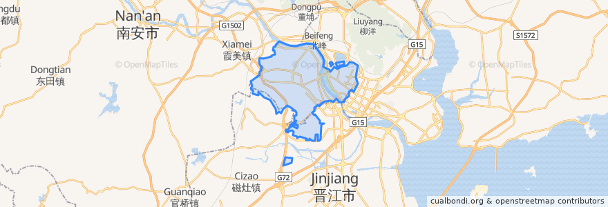 Mapa de ubicacion de Licheng District.