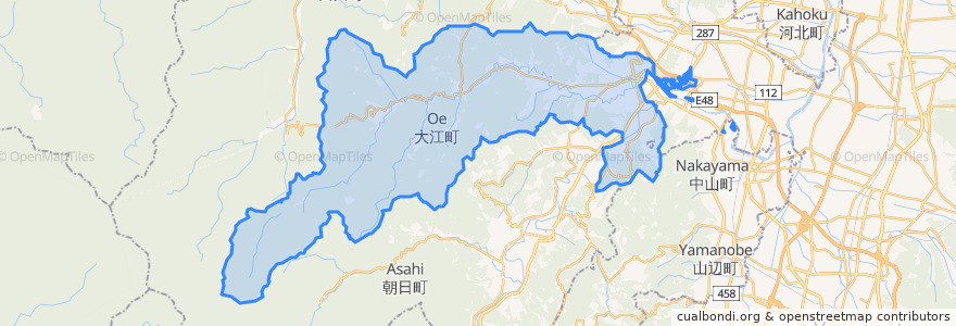 Mapa de ubicacion de Oe.