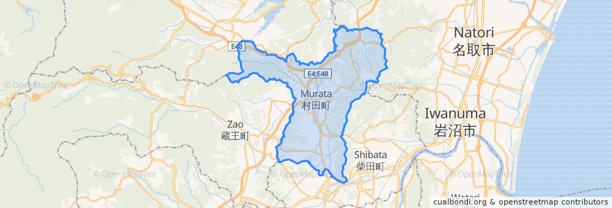 Mapa de ubicacion de Murata.