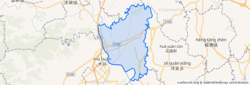 Mapa de ubicacion de Hedong.