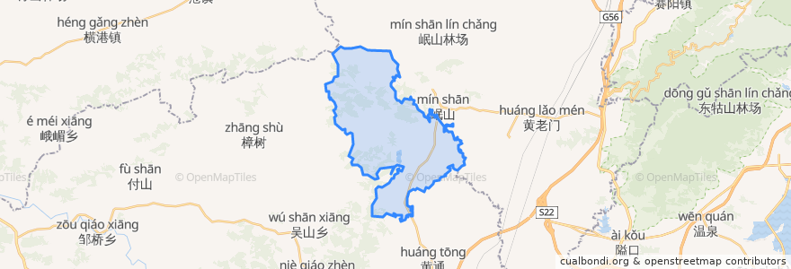Mapa de ubicacion de Linquan.
