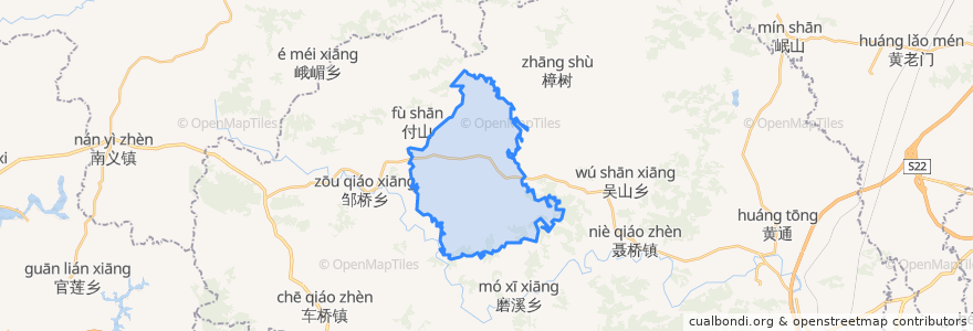 Mapa de ubicacion de Aimin.