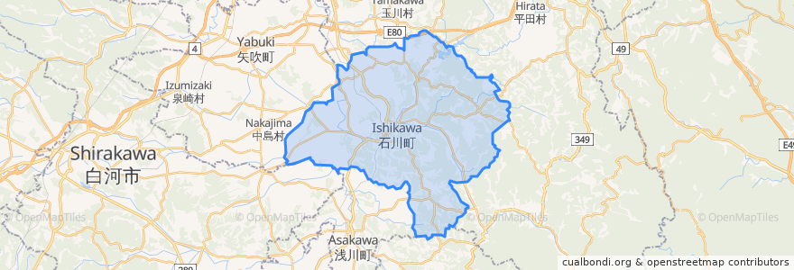 Mapa de ubicacion de Ishikawa.